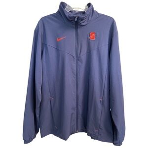 Nike Syracuse Orange Official Team On Field Men’s Blue Full Zip Jacket Large